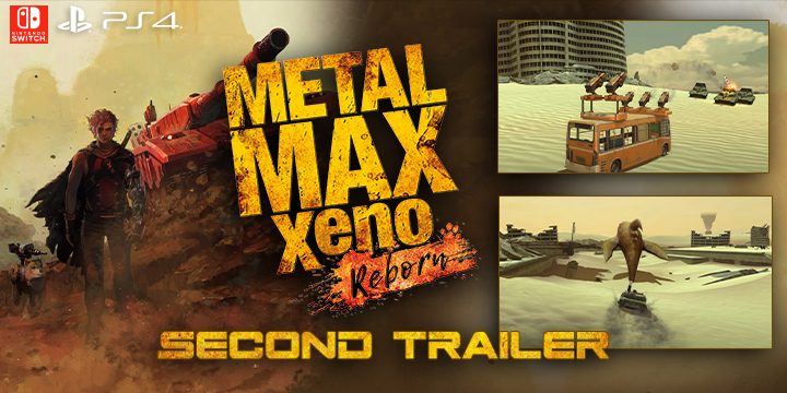 Metal Max Xeno: Reborn, Metal Max Xeno, Metal Max Xeno Remake, Metal Max Xeno HD, メタルマックス ゼノ リボーン, PS4, Switch, Japan, Kadokawa Games, PlayStation 4, Nintendo Switch, Pre-order, news, update, second trailer, live stream schedule