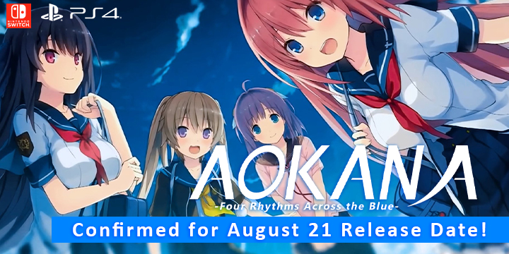Aokana Four Rhythms Across the Blue, Aokana- Four Rhythms Across the Blue, Aokana, Switch, Nintendo Switch, Europe, PS4, Playstation 4, Gameplay, price, pre-order now, PQube, screenshots, Sprite, trailer, update, release date in the west, Western Release