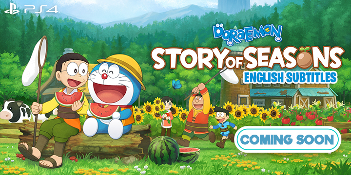 Doraemon Story of Seasons, Doraemon, Doraemon: Nobita’s Story of Seasons, ドラえもん のび太の牧場物語, PlayStation 4, PS4, Japan, Bandai Namco, pre-order, gameplay, features, release date, price, trailer, screenshots