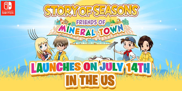  STORY OF SEASONS: Friends of Mineral Town, Harvest Moon: Friends of Mineral Town Remake, Harvest Moon, Harvest Moon: Friends of Mineral Town, Nintendo Switch, Switch, Marvelous, gameplay, features, release date, price, trailer, screenshots, Western release, update, Europe