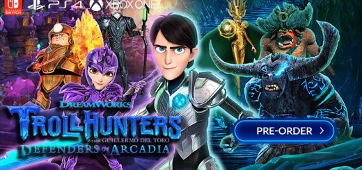 Bandai Namco Europe, Outright Games, Universal Games, Trollhunters Defenders of Arcadia, PS4, PlayStation 4, Switch, Nintendo Switch, gameplay, features, Europe, pre-order, release date, trailer, Trollhunters video game, Tales of Arcadia Trilogy