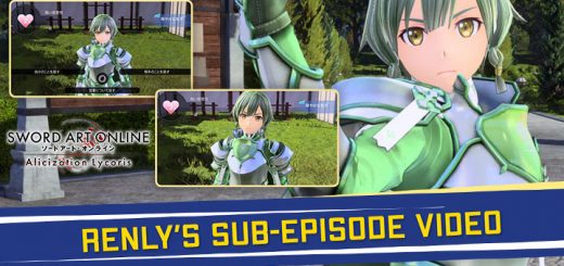 Sword Art Online: Alicization Lycoris, SAO: Alicization Lycoris, Bandai Namco, japan release date, gameplay, us, north america, features, ps4, playstation 4, xbox one, sub-episode video, Renly sub-episode, sub-episode gameplay, news, update