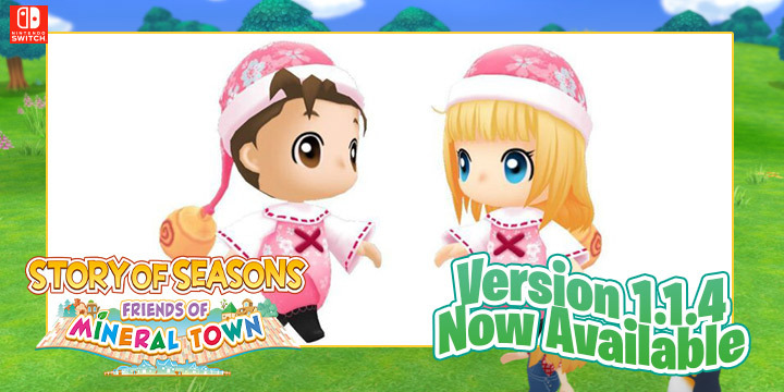 STORY OF SEASONS: Friends of Mineral Town, Harvest Moon: Friends of Mineral Town Remake, Harvest Moon, Harvest Moon: Friends of Mineral Town, Nintendo Switch, Switch, Marvelous, gameplay, features, release date, price, trailer, screenshots, Western release, update, Europe, Japan, Sakura Korpokkur Outfit