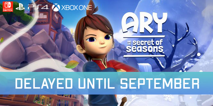 ary and the secret of seasons, ps4, playstation 4, xbox one, xone, switch, nintendo switch, us, north america, europe release date, gameplay, features, price, pre-order now, modus games, fishing cactus, eXiin, delayed, delayed to September