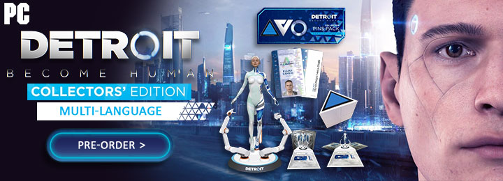 Detroit: Become Human [Collector's Edition], PC, Windows, release date, features, price, pre-order, Asia, Detroit Become Human, Collector’s Edition, Code in a Box, Multi-language, Quantic Dream