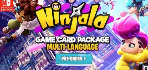 Ninjala Game Card Package, GungHo, Nintendo, Nintendo Switch, Japan, pre-order, release date, price, trailer, feature, Multi-language, english
