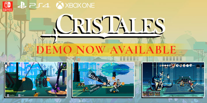 Cris Tales, Dreams Uncorporated, Syck, Modus Games, US, North America, Europe, Release Date, Gameplay, Features, Price, Pre-order now, PS4, Playstation 4, XONE, Xbox One, Switch, Nintendo Switch, Demo Now Available, news, update