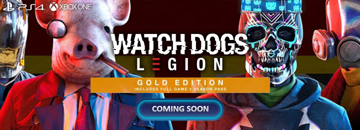 Watch Dogs Legion, Watch Dogs, Ubisoft, PS4, XONE, PlayStation 4, Xbox One, US, Europe, Australia, Japan, Pre-order, Screenshots, Trailer, Pre-order now, Gold Edition Steelbook, Standard Edition, Release Date