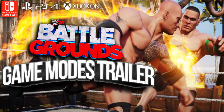 WWE, World Wrestling Entertainment, WWE 2K Battlegrounds, 2K Games, PlayStation 4, Xbox One, PS4, XONE, US, gameplay, features, release date, price, trailer, screenshots, Game Modes Trailer, Wild Game Modes, update