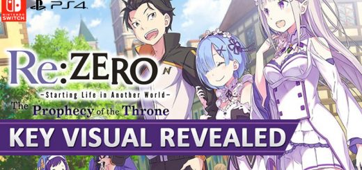 Re:ZERO - Starting Life in Another World: The Prophecy of the Throne, Nintendo Switch, Switch, PS4, PlayStation 4, features, price, pre-order, Europe, Numskull Games, Spike Chunsoft, Re:Zero - The Prophecy of The Throne, Re: Zero, Re:ZERO - Starting Life in Another World, Key Visual, Key Art, Key Artwork