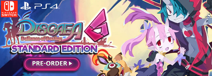 Disgaea, Disgaea 6, Disgaea 6: Defiance of Destiny, Nippon Ichi Software, Switch, Nintendo Switch, Japan, PS4, PlayStation 4, release date, gameplay, features, price, screenshots, trailer, Standard Edition, Limited Edition, Disgaea 6 [Limited Edition]