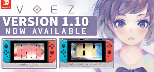 VOEZ, Switch, US, gameplay, features, release date, price, trailer, screenshots, Japan, version 1.10, update, Flyhigh Works