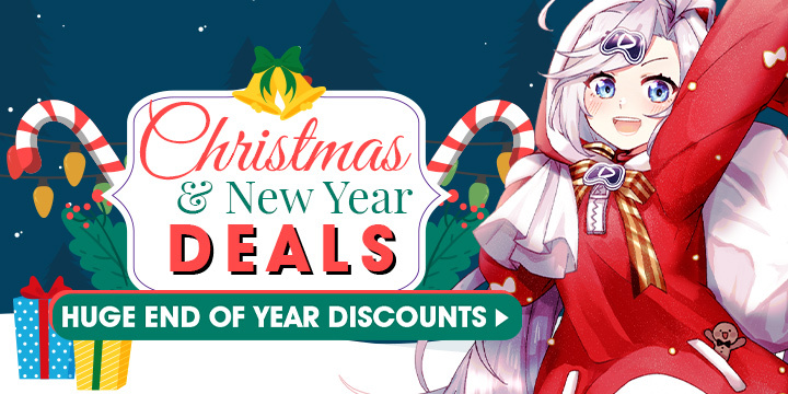 sale, christmas sale, playasia, discount, new year sale, promo, video games, ps4, nintendo switch, toys, merchandise, xbox one, figures, plush, tshirt, music, ost, Holiday Sale, Christmas & New Year Deals, Christmas & New Year Sale