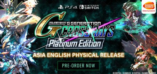 SD Gundam G Generation Cross [Rays Platinum Edition], SD Gundam G Generation Cross Rays English, SD Gundam G Generation Cross Rays Platinum Edition, SD Gundam G Generation Cross Rays, PS4, PlayStation 4, Switch, Nintendo Switch, Asia, release date, price, pre-order, features, Trailer, Screenshots, Bandai Namco