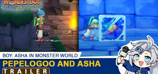 Wonder Boy, Wonder: Asha in Monster World, ワンダーボーイ　アーシャ・イン・モンスターワールド, Nintendo Switch, Switch, Japan, gameplay, features, release date, price, trailer, screenshots, G Choice, update, Pepelogoo and Asha