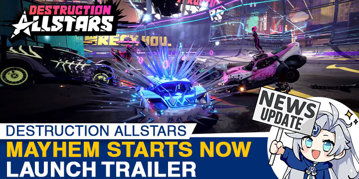 Destruction Allstars, Destruction AllStars, release date, gameplay, features, price, PS5, PlayStation 5, trailer, Lucid Games, Sony Interactive Entertainment, North America, Europe, Asia, Japan, news, update, Mayhem Starts Now Trailer, Launch Trailer