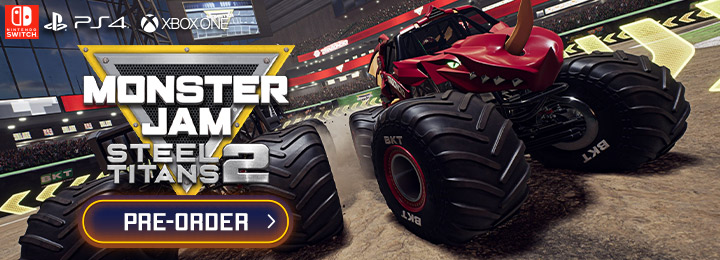 Monster Jam Steel Titans 2, Monster Jam Steel Titans, Monster Jam Steel Titans II, release date, gameplay, features, price, PS4, PlayStation 4, Nintendo Switch, Switch, Xbox One, trailer, THQ Nordic, Rainbow Studios