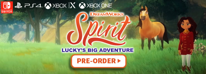 DreamWorks Spirit Lucky's Big Adventure, Spirit Luckys Big Adventure, Spirit, release date, gameplay, features, price, PS4, PlayStation 4, Nintendo Switch, Switch, Xbox One, Xbox Series X, trailer, DreamWorks Animation, Outright Games, Bandai Namco Entertainment