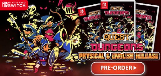 Quest of Dungeons, Nintendo Switch, release date, features, screenshots, Asia, English, physical, video game, Leoful, price, pre-order