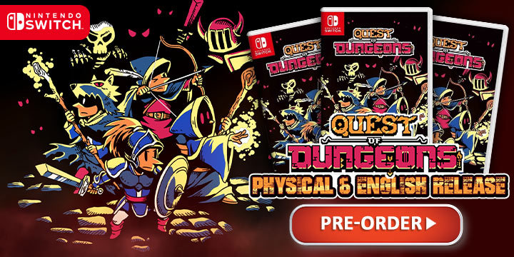 Quest of Dungeons, Nintendo Switch, release date, features, screenshots, Asia, English, physical, video game, Leoful, price, pre-order