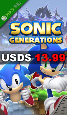 Sonic Generations (Platinum Hits) Sega