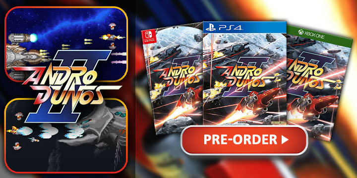 Andro Dunos 2, Andro Dunos II, PixelHeart, visco, PS4, PlayStation 4, Europe, release date, features, price, trailer, pre-order, Switch, Nintendo Switch, XONE, Xbox One