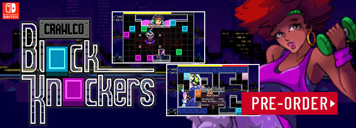 Crawlco Block Knockers, Funbox Media, Nintendo Switch, pre-order, release date, Europe, features, trailer, screenshots, puzzle game, official soundtrack, OST