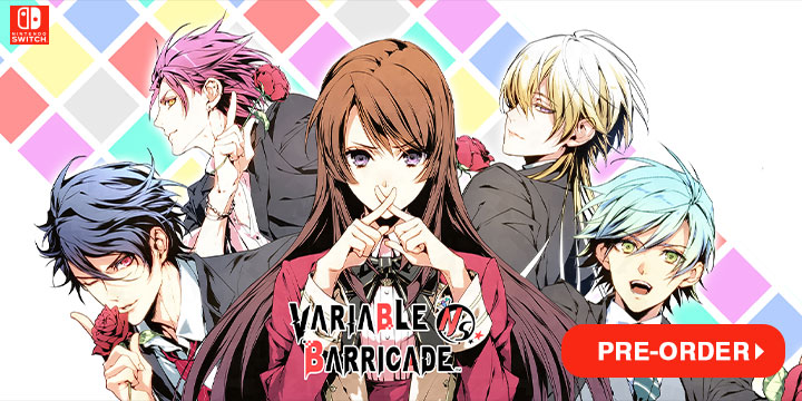 Variable Barricade, Variable Barricade NS, Variable Barricade New Stage, Nintendo Switch, Switch, pre-order, trailer, features, teaser, screenshots, Europe, US, North America, Aksys Games, Ideal Factory, Otome