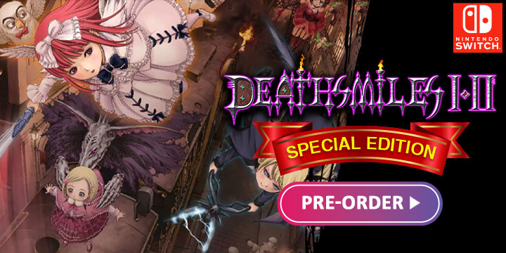 Deathsmiles I & II [Special Edition], Deathsmiles I & II, Deathsmiles: Mega Black Label, DeathSmiles 2 X, Switch, Nintendo Switch, Japan, gameplay, release date, price, Trailer, screenshots, Cave, City Connection