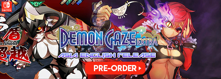 Demon Gaze EXTRA (English), Demon Gaze EXTRA, Demon Gaze, Demon Gaze EXTRA English, Switch, Nintendo Switch, Asia, gameplay, release date, price, trailer, screenshots, Features, Clouded Leopard Entertainment, Kadokawa Games