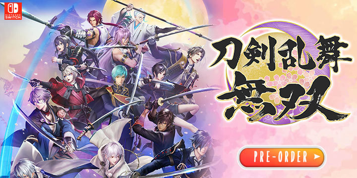 Touken Ranbu Musou, RPG, Switch, Nintendo Switch, release date, trailer, screenshots, pre-order now, Japan