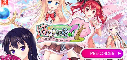 Happiness! Sakura Celebration, Visual Novel, Switch, Nintendo Switch, release date, trailer, screenshots, pre-order now, Japan