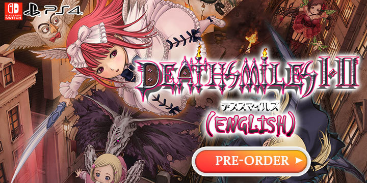 Deathsmiles, Deathsmiles I & II, Deathsmiles I, Deathsmiles II, English, PlayStation 4, Nintendo Switch, PS4, Switch, Japan, gameplay, release date, price, trailer, screenshots