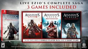 Assassin's Creed: The Ezio Collection, Assassin's Creed The Ezio Collection, Assassin's Creed, Assassin's Creed Collection, Switch, Nintendo Switch, Europe, gameplay, features, release date, price, trailer, screenshots, pre-order now, physical release, Ubisoft