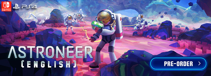 ASTRONEER, English, PS4, Nintendo Switch, PlayStation 4, PLAYISM, gameplay, features, release date, price, trailer, screenshots