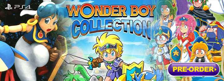 Wonder Boy Collection, Wonder Boy, Wonder Boy in Monster Land, Wonder in Monster World, Monster World IV, PS4, PlayStation 4, release date, game overview, pre-order now, price, screenshots, features, ININ Games