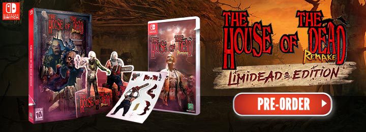 THE HOUSE OF THE DEAD: Remake, The House of the Dead, Limidead Edition, Nintendo Switch, Switch, Europe, Microids, gameplay, features, release date, price, trailer, screenshots