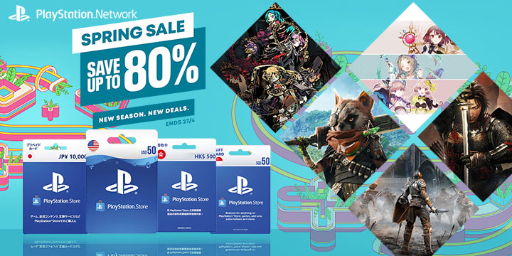 Spring Sale, PSN Sale, PlayStation 4, PS4, PS5, Digital, PlayStation Network