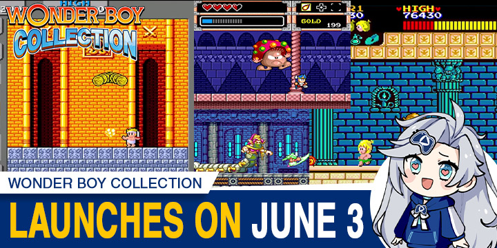 Wonder Boy Collection, Wonder Boy, Wonder Boy in Monster Land, Wonder in Monster World, Monster World IV, PS4, PlayStation 4, release date, game overview, pre-order now, price, screenshots, features, ININ Games, Switch, Nintendo Switch