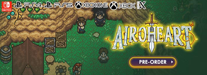 Airoheart, Airo heart, Switch, PS4, PS5, Xbox One, Xbox Series, PlayStation 4, PlayStation 5, pre-order, gameplay, features, price, Nintendo Switch, Europe, US, North America, screenshots, Soedesco, Pixel Heart Studio