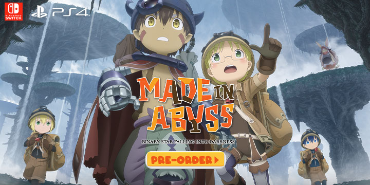 Made in Abyss: Binary Star Falling into Darkness, Made in Abyss Binary Star Falling into Darkness, Made in Abyss, Switch, Nintendo Switch, PS4, PlayStation 4, gameplay, screenshots, Made in Abyss Game, release date, price, pre-order now, trailer, features, Japan, US, Europe, North America, Spike Chunsoft, メイドインアビス 闇を目指した連星