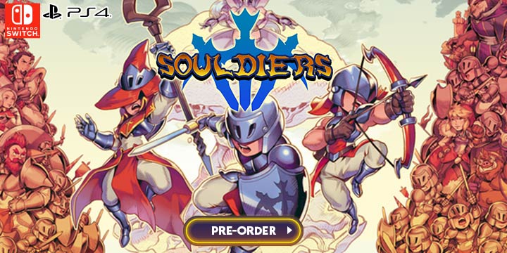 Souldiers, Souldier, Nintendo Switch, Switch, PS4, PlayStation 4, US, Europe, release date, price, pre-order now, features, Screenshots, trailer, Pix’n Love