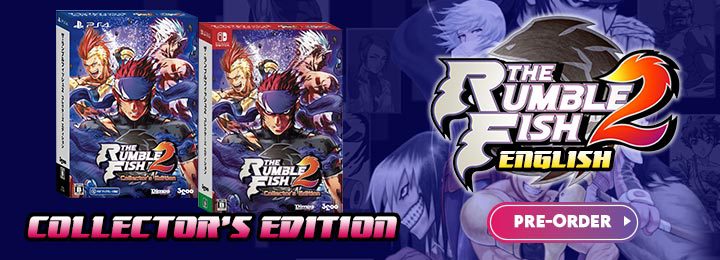 The Rumble Fish 2, The Rumble Fish, English, Nintendo Switch, Switch, Japan, 3goo, Japan, gameplay, features, release date, price, trailer, screenshots