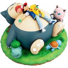 G.E.M. EX SERIES POCKET MONSTERS PRE-PAINTED PVC FIGURE: POKEMON GOOD NIGHT WITH THE SNORLAX Mega House